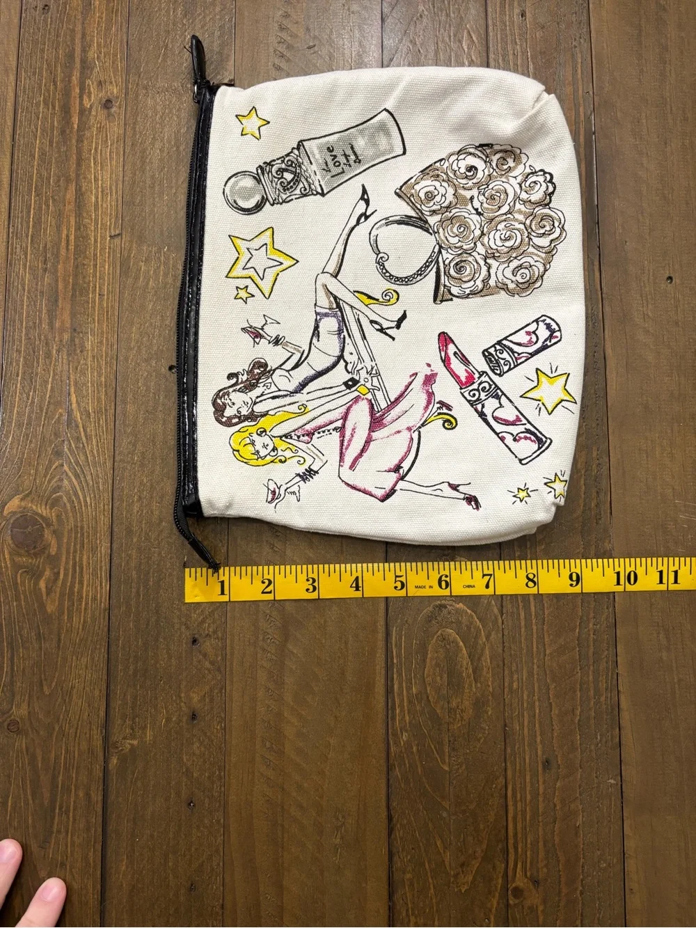 Brighton Canvas Holiday City Cosmetics Bag